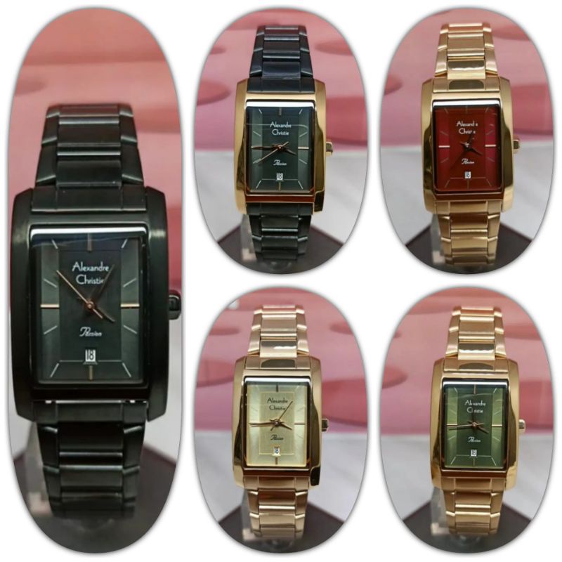 Jam tangan wanita Alexandre christie 2979, all stainless steel, ORIGINAL, bergaransi resmi internasi