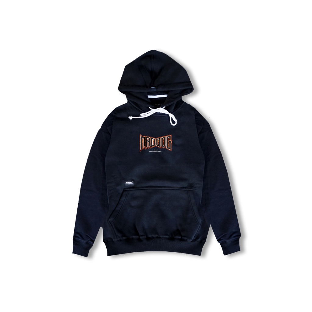 Maddog Infected - Hoodie - MAIDENNE HD BLACK | Jacket Pria Wanita Unisex Hitam Distro Official Maddo