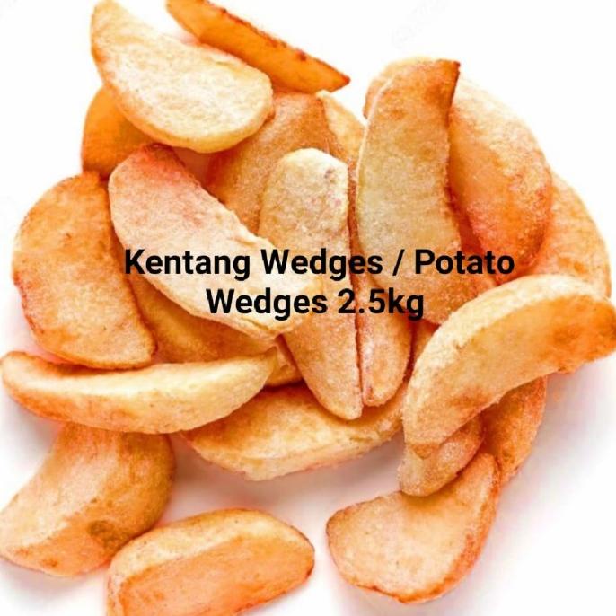Kentang Wedges / Potato Wedges 2.5kg TERLAKU