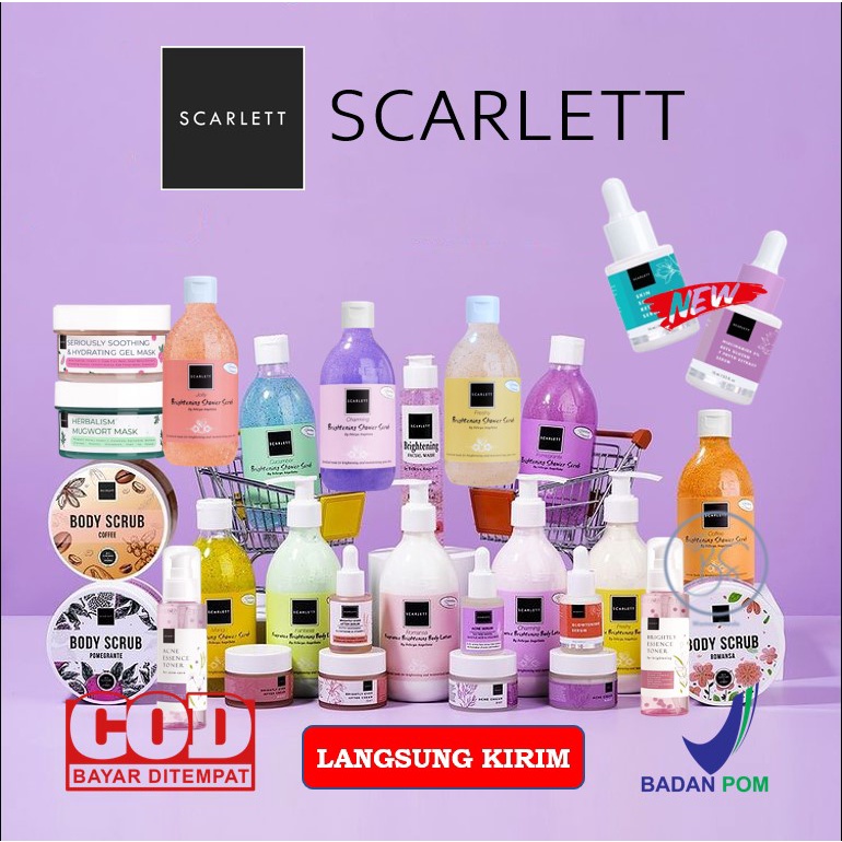 [READY SERUM RETINOL | READY MASKER] Scarlett Whitening Skarlet Serum Scarlet Body Lotion Secarlet B