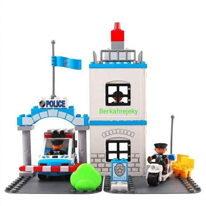 BRICKS LEGO RUMAH POLISI POLICE BRICKS HOUSE 8188B Best Seller