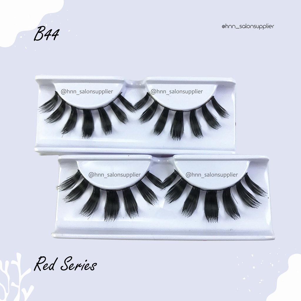 B44 Bulu Mata Palsu Handmade Fake Eyelash Eye Lashes Lash Artifivial Belle Eyelashes