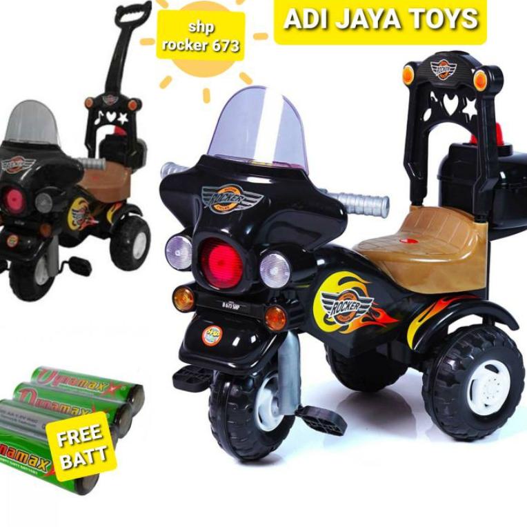 M6F4 Sepeda anak - sepeda goes - sepeda roda 3 - sepeda dorong - mobil dorong - SHP ROCKER F00