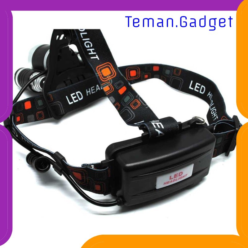 TG-IE098 TaffLED Power Headlamp 3 LED 5000 Lumens Cree XM-L - T6 HD-LD