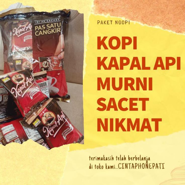 

CIR KOPI KAPAL API SACET ✧ ➥