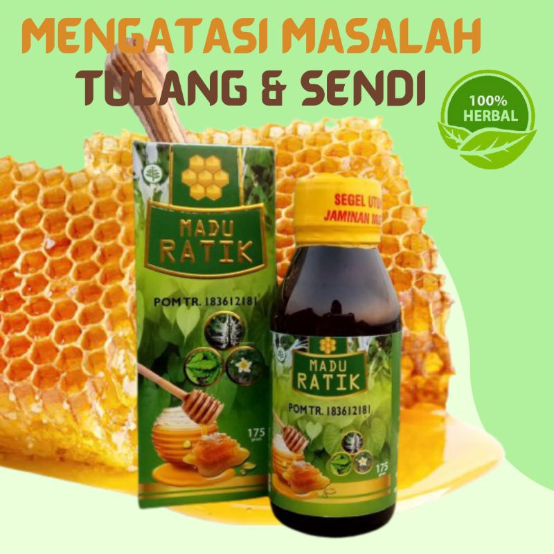 

Madu Ratik 175 ml Maduratik Original Mengatasi Tangan Kaki Mati Rasa Kesemutan Otot Kaku Pegal Pegal Sakit Nyeri Tumit