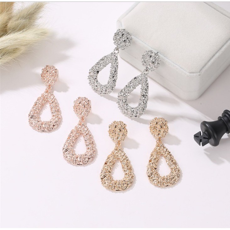 Grosir - F662 Anting Ala Korea Bentuk Tetesan Air / Anting Paduan Air Anting / Aksesoris Fashion