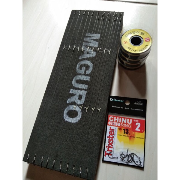 rangkaian kail pancing ikan mas cabang 2&3