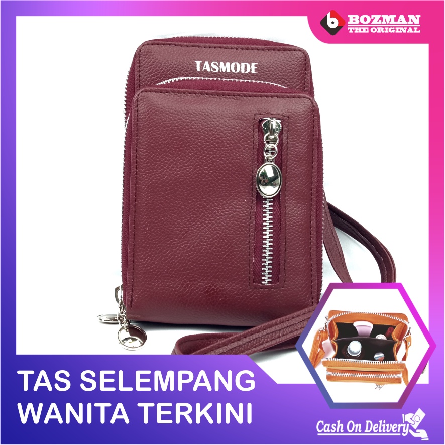 TAS MODE SELEMPANG WANITA PU LEATHER PREMIUM TERMURAH