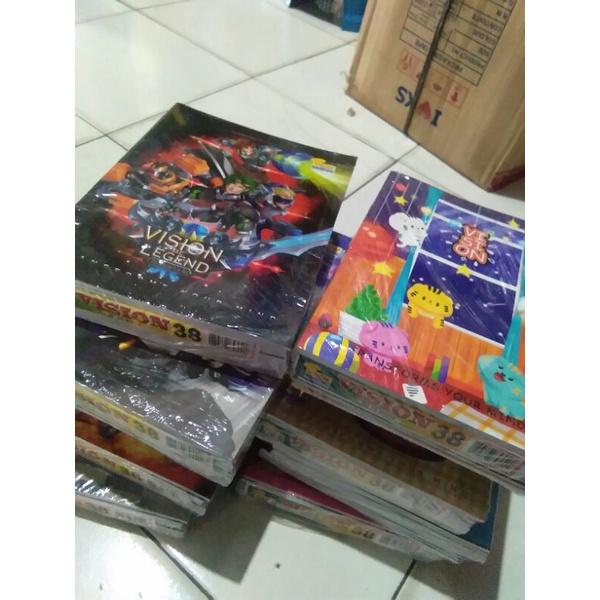 

buku vision 38 lembar isi 10buku