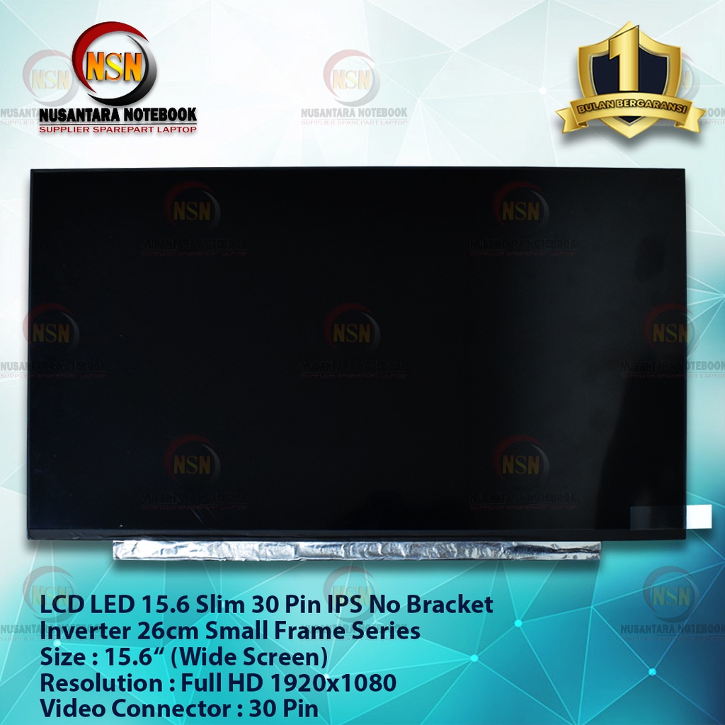 LCD LED 15.6 Slim 30 Pin IPS NB FHD Inverter 26cm Small Frame Series