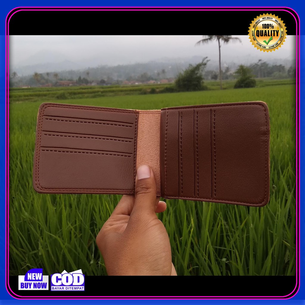 AMT CLOTH'S Dompet Lipat Bahan Kulit PVC TERBARU ORIGINAL COD