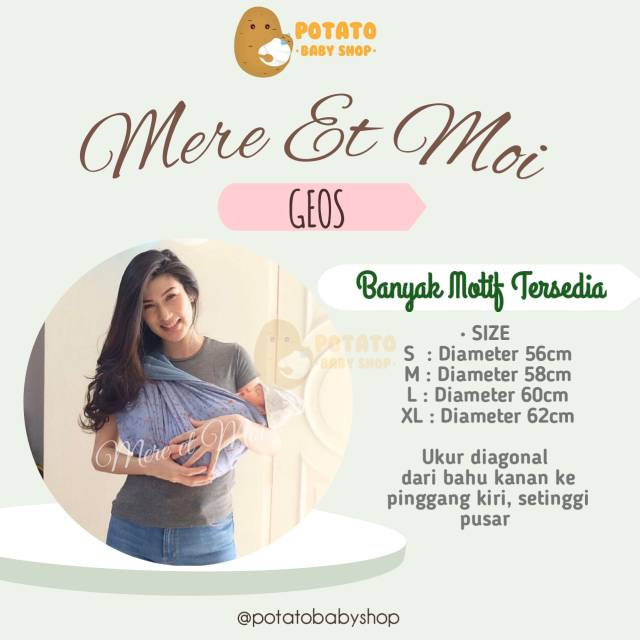 GEOS - MERE ET MOI ( BANYAK MOTIF) S M L XL SALE