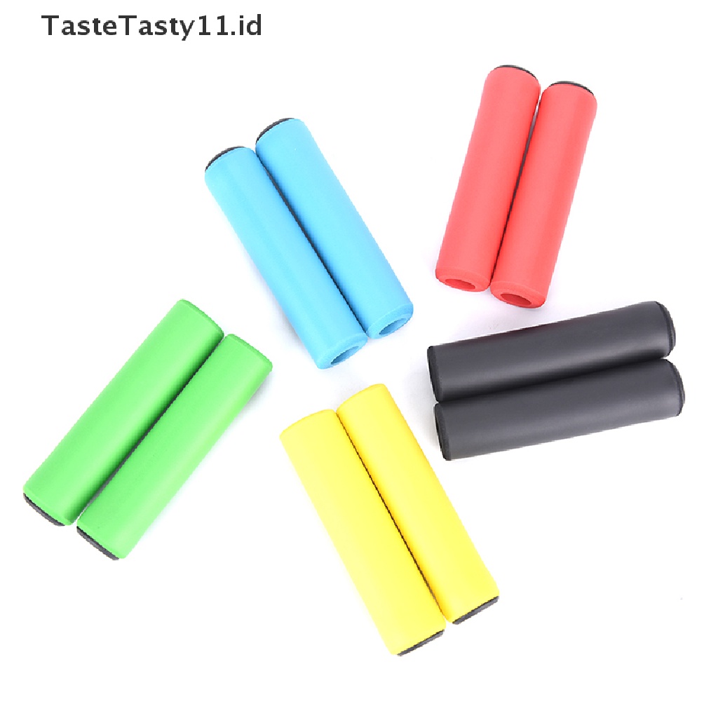 Tastetasty Grip Stang Sepeda Bahan Silikon Anti Slip