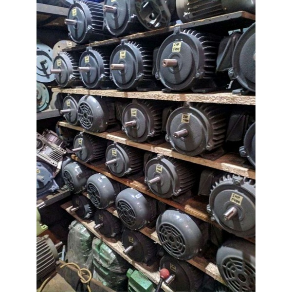 dinamo TECo 1hp 0.75kw 3phase rpm 1400 4pole