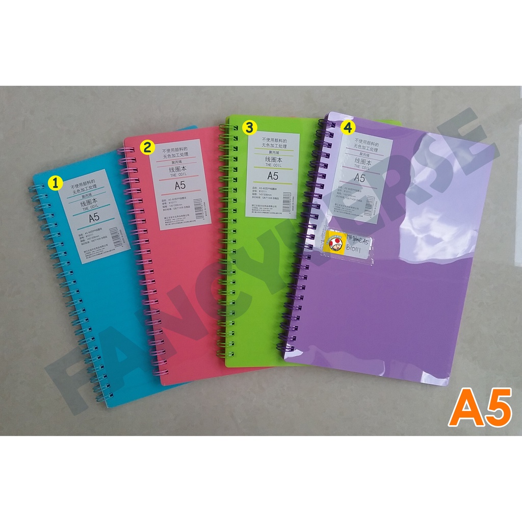 

Notebook Spiral A5 Colorful B10111 / Agenda Diary Notes Buku Catatan