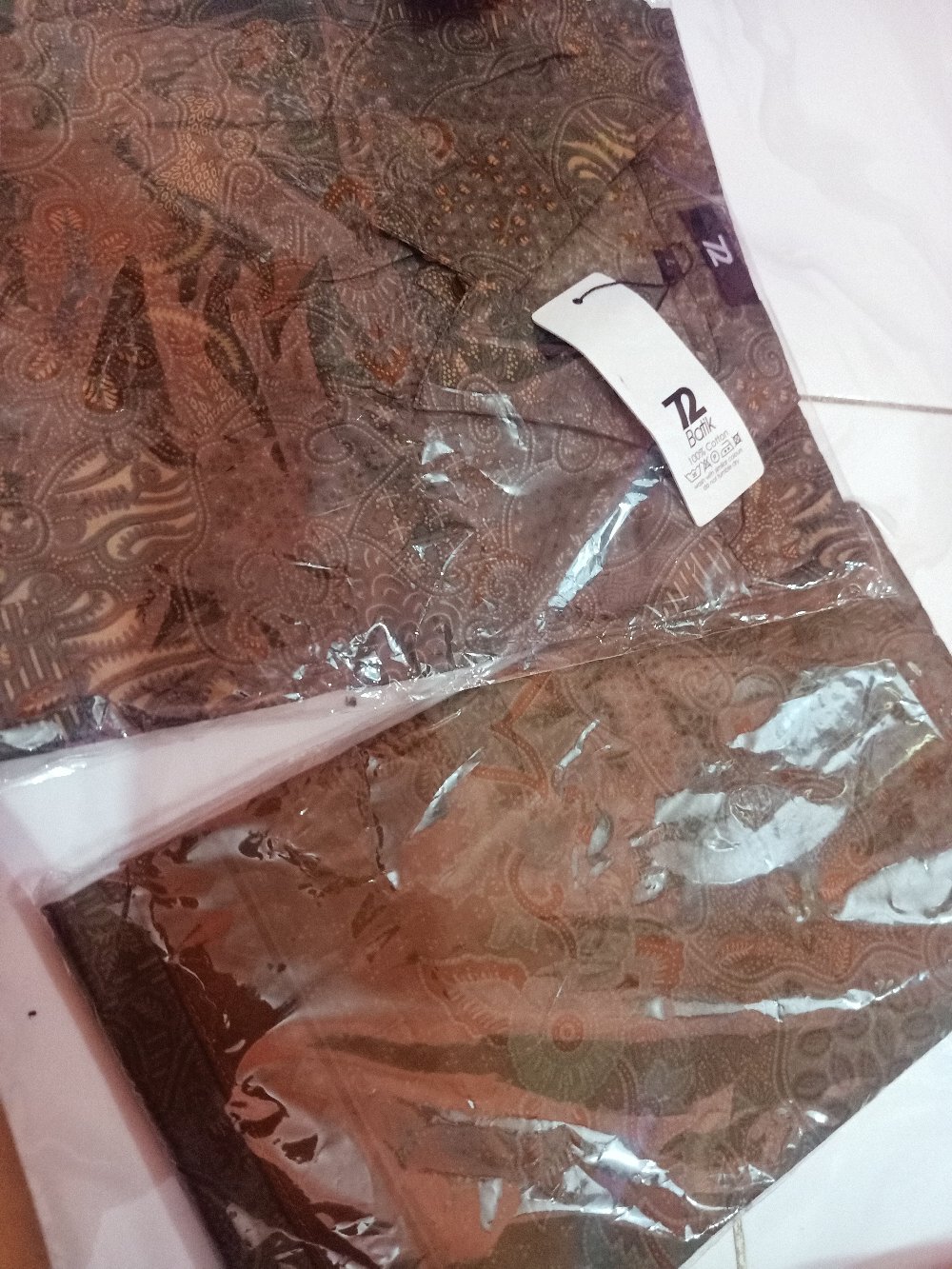 Kemeja Batik Pria Lengan Pendek Motif Sekar Jagad Hijau Warna Alam 724415 Cap 72