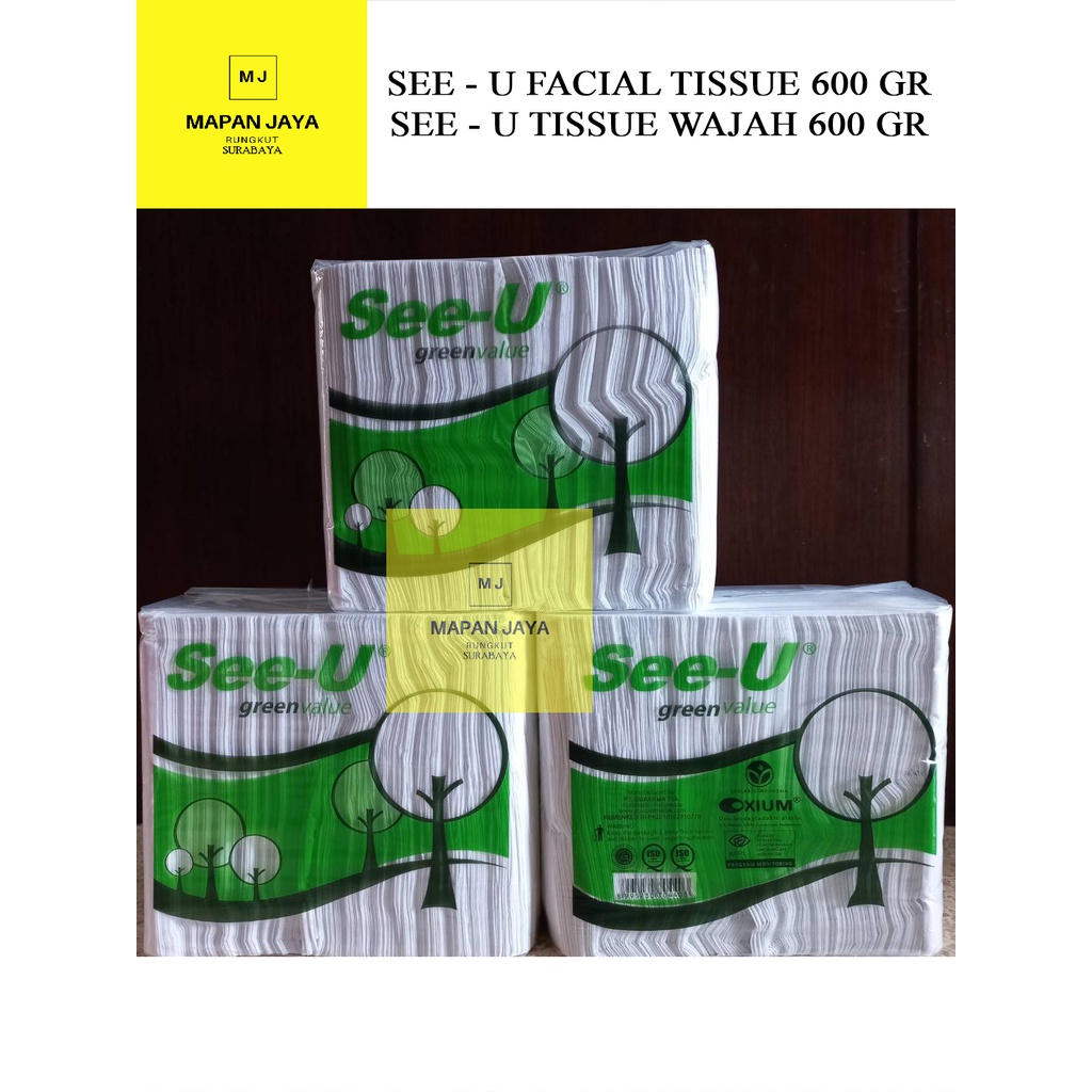 Tisu See-U Facial 650 gram 2 ply