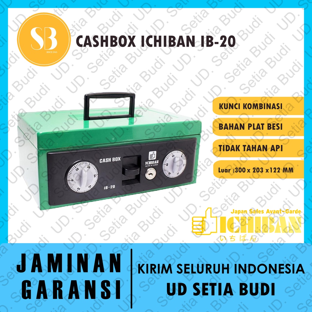 Cashbox Ichiban IB-20 Brankas Simpan Uang