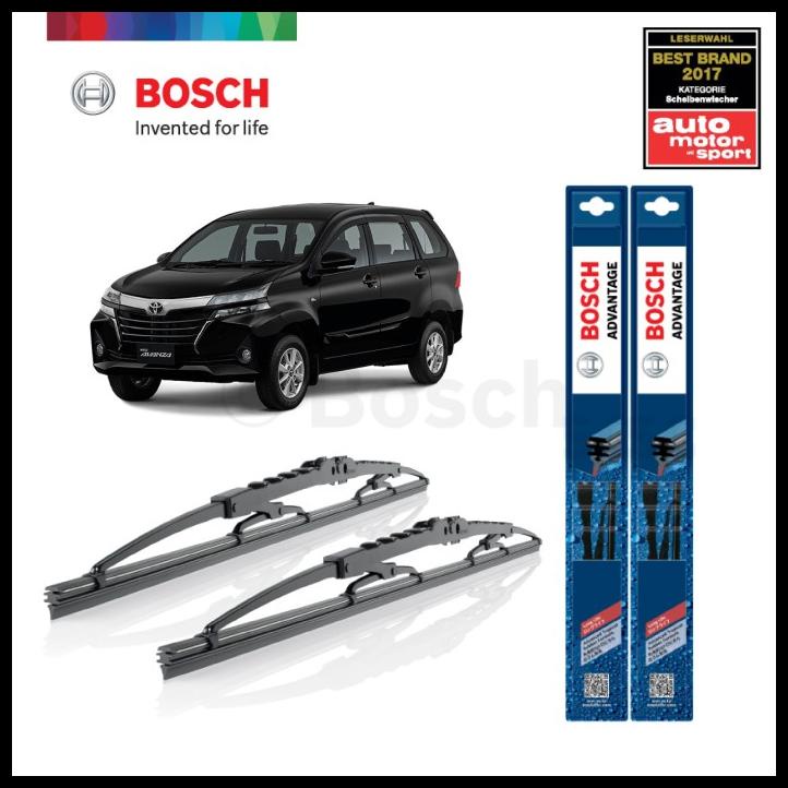 Wiper Mobil Toyota New Avanza (2013-On) Sepasang Bosch Advantage