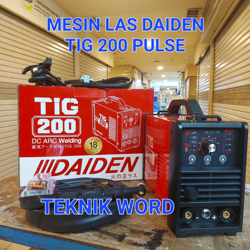 MESIN LAS DAIDEN TIG 200 PULSE INVERTER DAIDEN TIG 200 PULSE