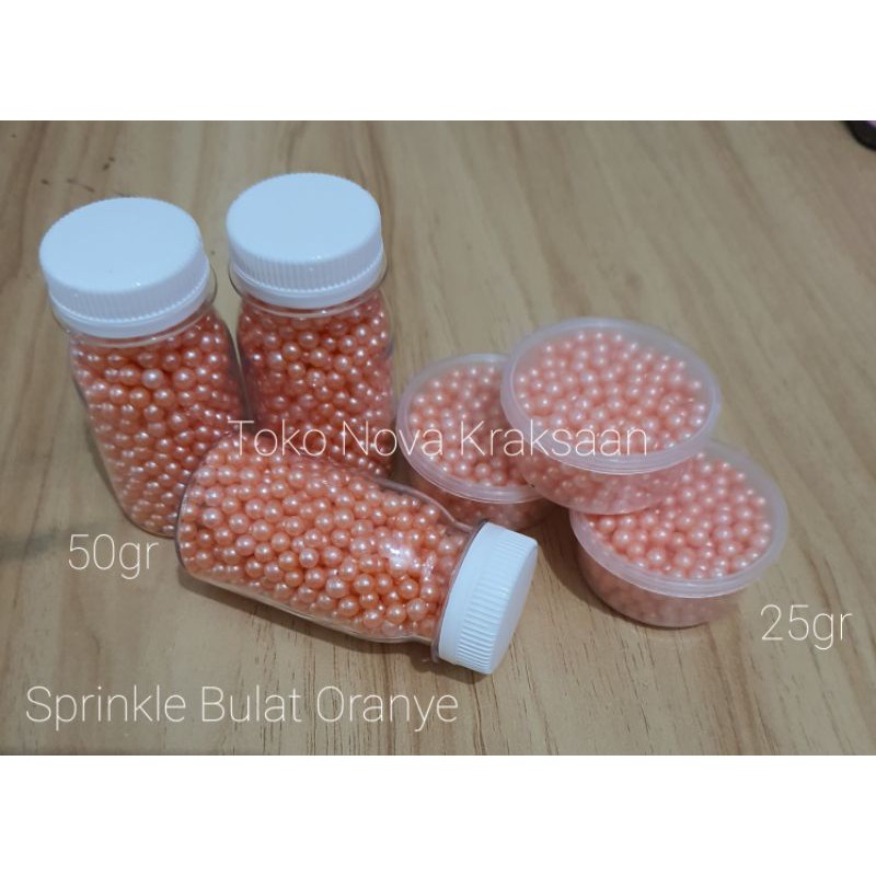 

sprinkle bulat warna 25gr repack cup