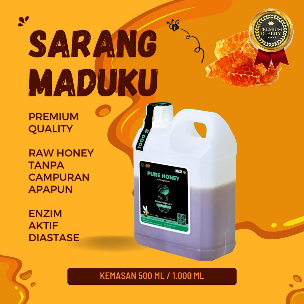 

Madu Murni Raw Honey Nextar Bunga Karet