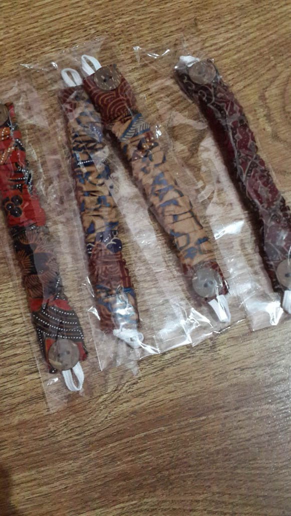 Cod Masker Dan Konektor Masker Batik Solo Bolak Balik Dua Lapis Jahitan Rapi Non Medis Washable