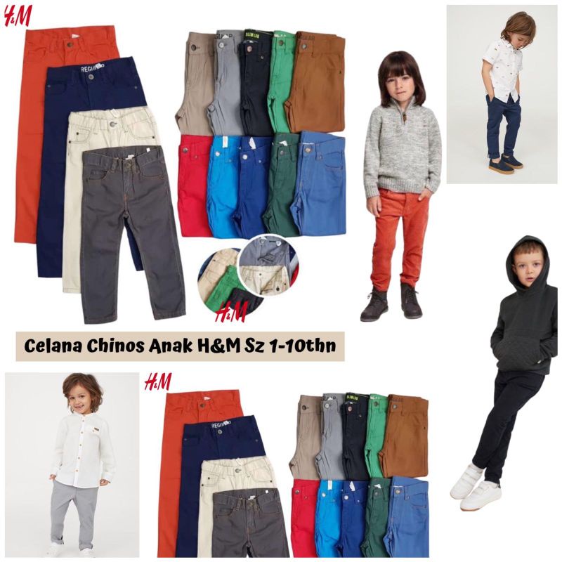 Celana Panjang Chino Anak Size 1-5 tahun