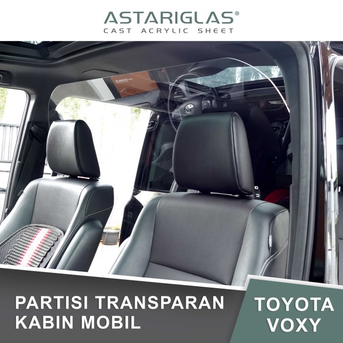 Penyekat mobil Toyota Voxy / Akrilik Partisi Kabin Mobi