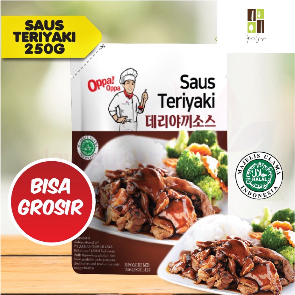 SAUS TERIYAKI SAUCE HALAL 250 GRAM SAUS OPPA