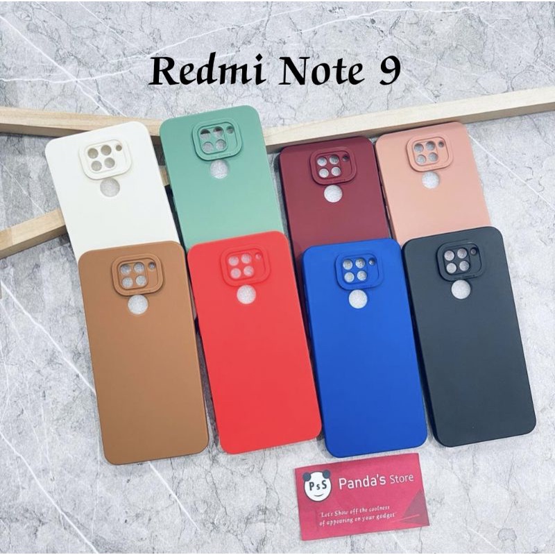 Softcase Pro Camera Redmi Note 9 Candy Case Full Color 3D Silikon TPU