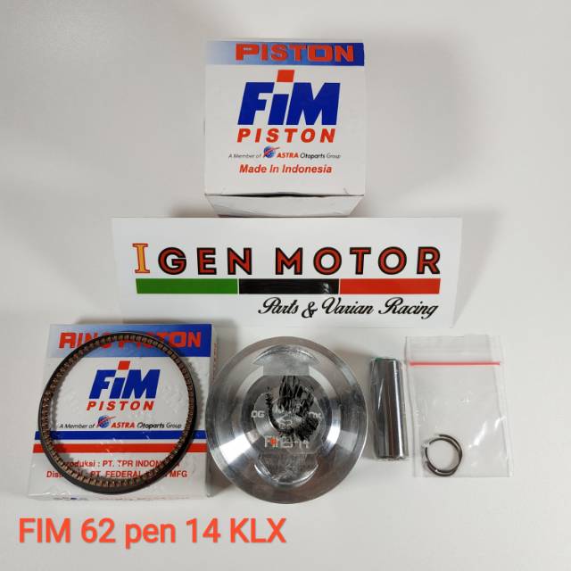 Piston 62 mm Pen 14 KLX - FIM