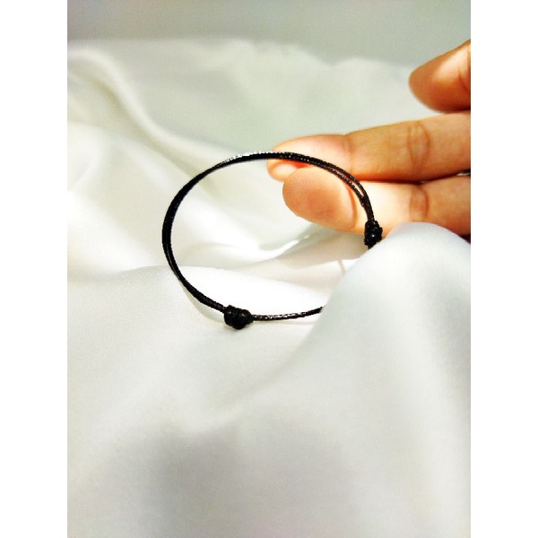 WA104 Gelang Tali Korea Tiny Simple Kecil Unisex by Wynter Craft