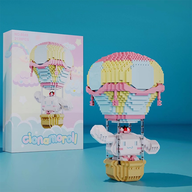 Saniro Cinnamoroll Building Blocks Toy Mini Figures Collection Ornament Kids Gift Birthday