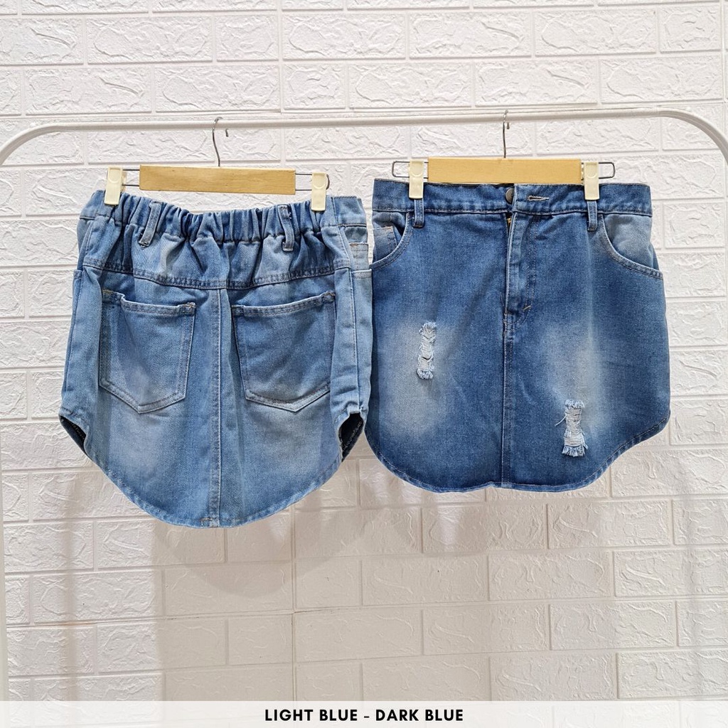 4573 ratha jeans short skort