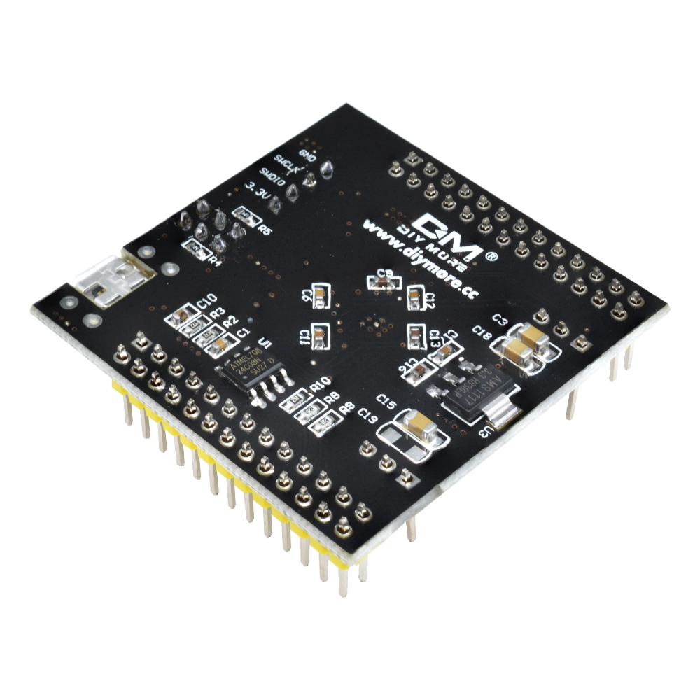 Papan Modul Pengembangan Sistem Stm32F103Rbt6 Arm Stm32 Minimum Cortex-M3 M76