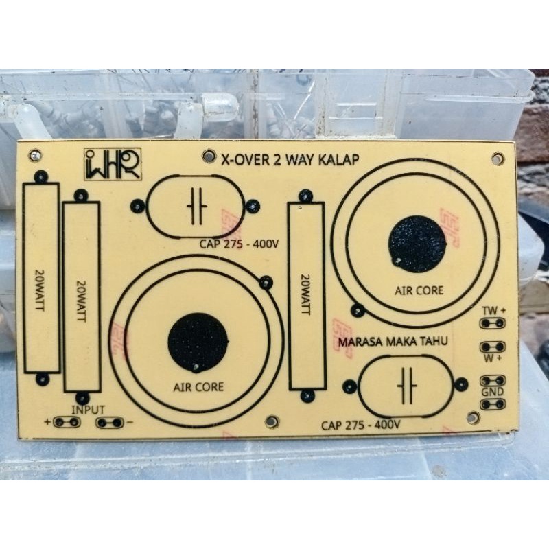 PCB CROSOVER PASIF BALAP 2 WAY