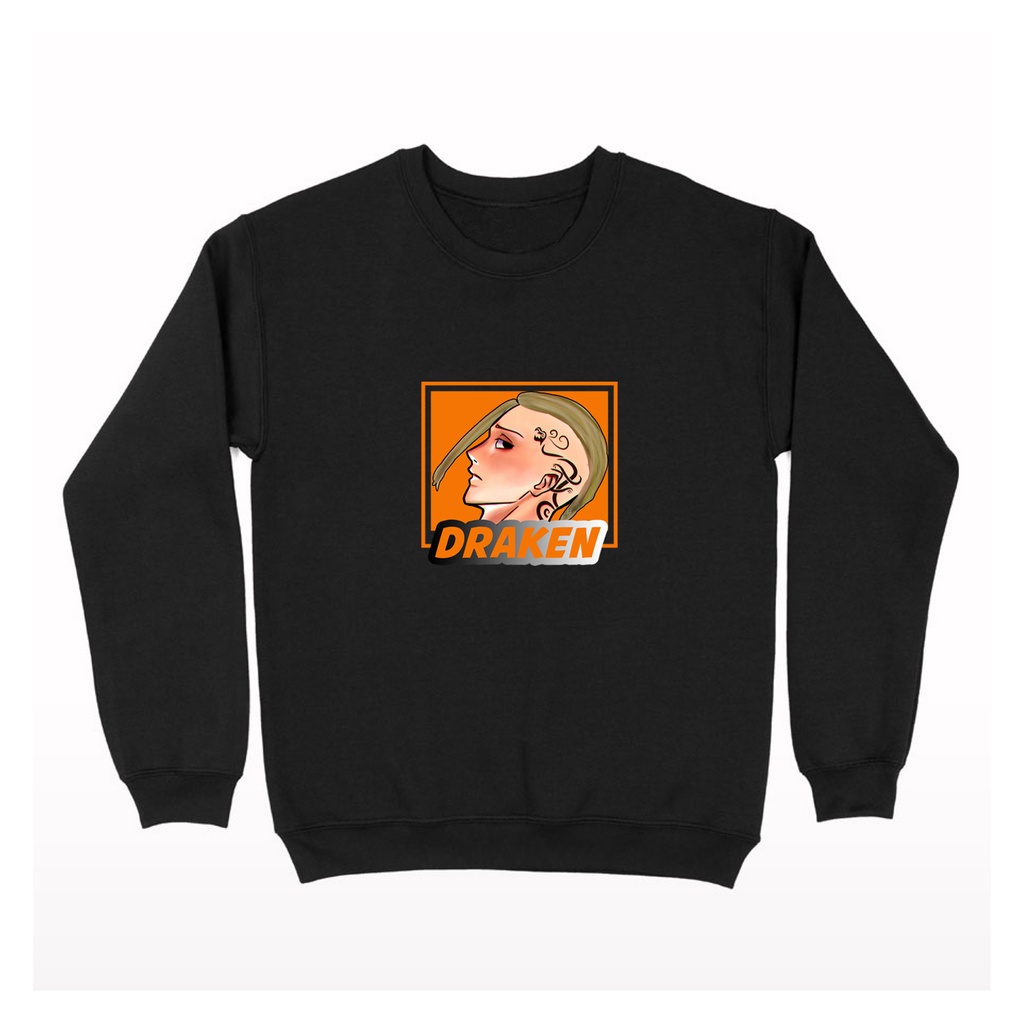 SWEATER CREWNECK DRAKEN KEN RYUGUJI  MIKEY DRAKEN GANG MANJI TOKYO MANJI TOKYO REVENGERS MANGA ANIME
