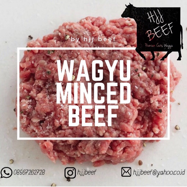 

Minced beef wagyu/daging giling wagyu 250gram