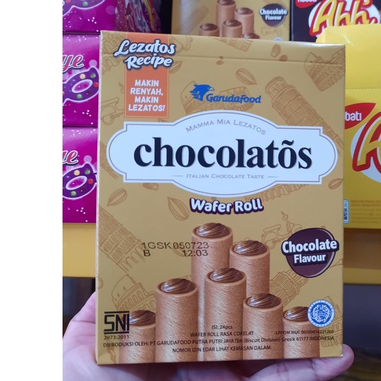 

Chocolatos wafer Roll cokelat