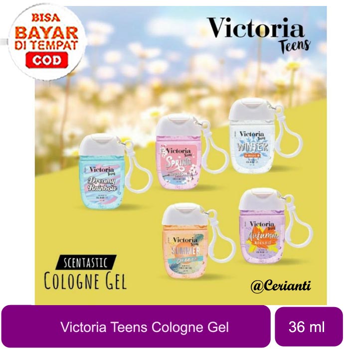 [PARFUM COLOGNE GEL] [36ML] Parfum Victoria Teens Cologne Gel 36 Ml | Spring Blossom | Winter Magic | Summer Breeze_Cerianti