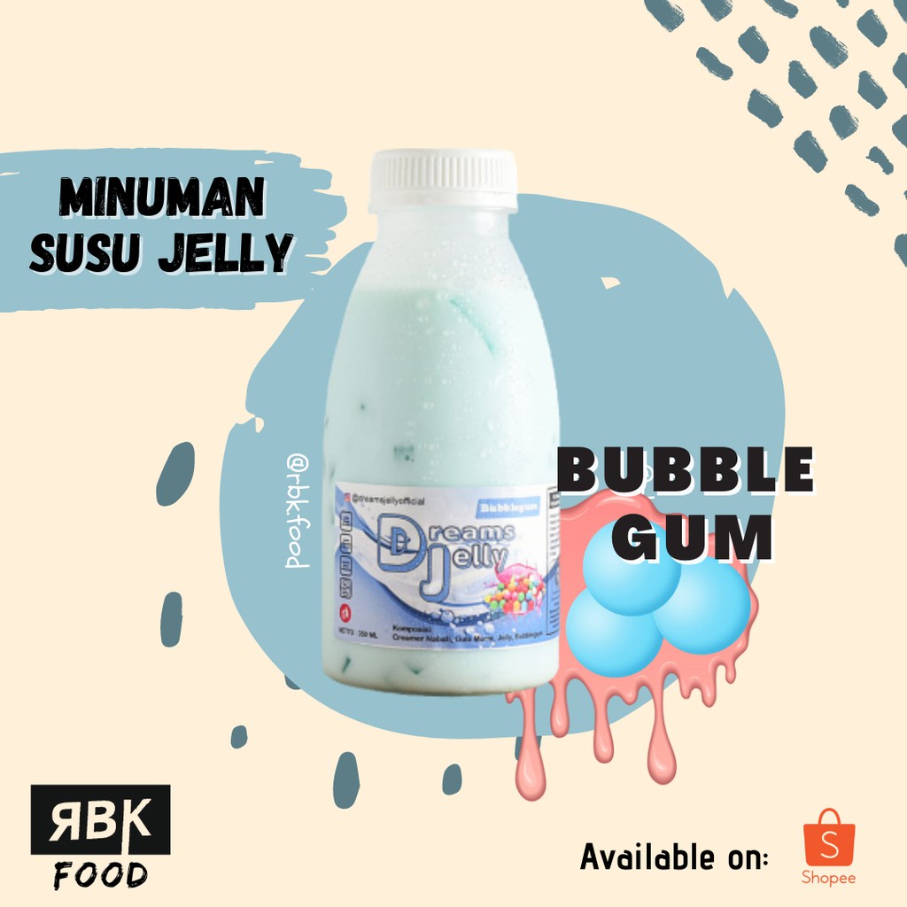 Promo Minuman Segar Susu Jelly Rasa Melon Termurah Dreams Jelly 350ml Shopee Indonesia