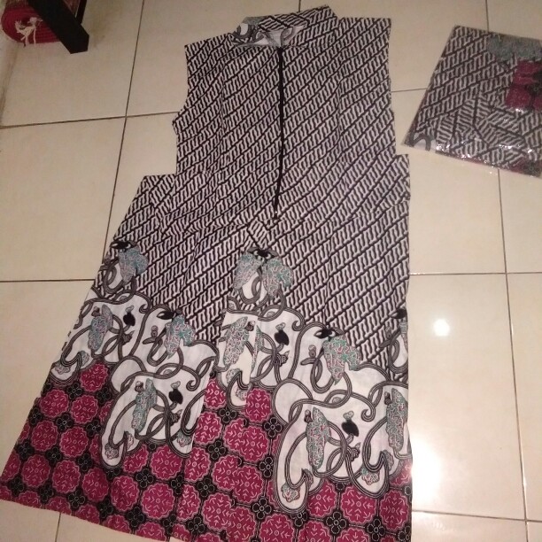 Couple Keluarga Morena Gandes Apsari Batik Tunik Sekar Jagat Seragam Hem Kemeja (bisa Cod)