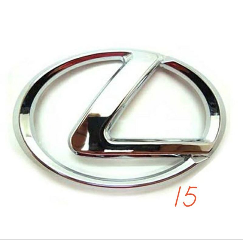 Emblem Logo Grill Lexus Avanza Calya Sigra Xenia Chrome