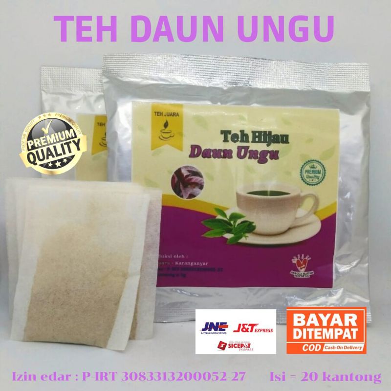 

TEH DAUN UNGU mengatasi ambien dan wasir dan melancarkan BAB