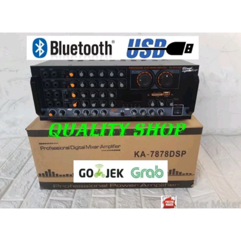 Power Mixer Blackspider 8 Channel ka7878DSP usb bluetooth prosesor BBE