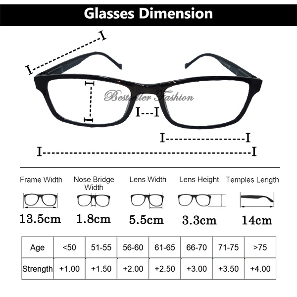 Kacamata baca plus pria wanita murah frame hitam / kacamata membaca lensa plus (+) uk. +1.00 s/d +4.00 rabun dekat unisex FREECASE