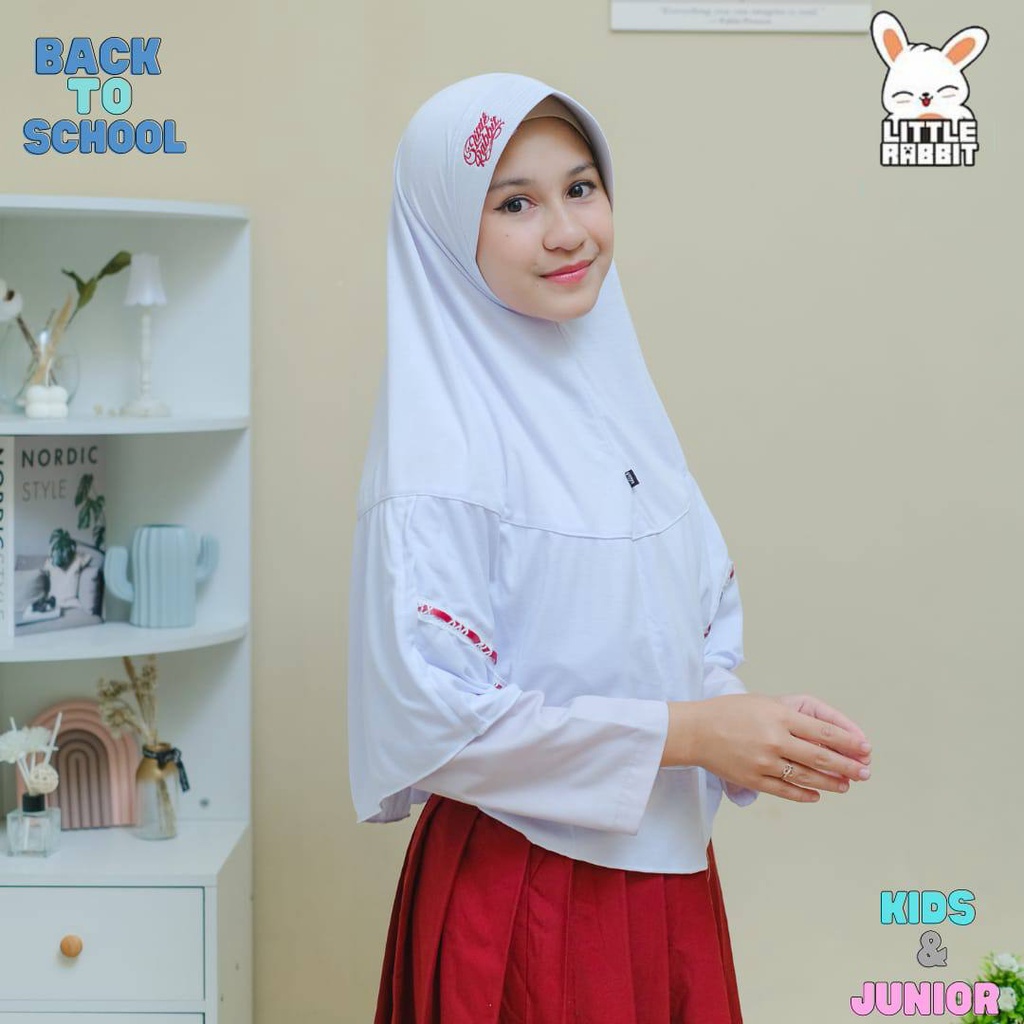 Kerudung sekolah Littlerabbit Back to school