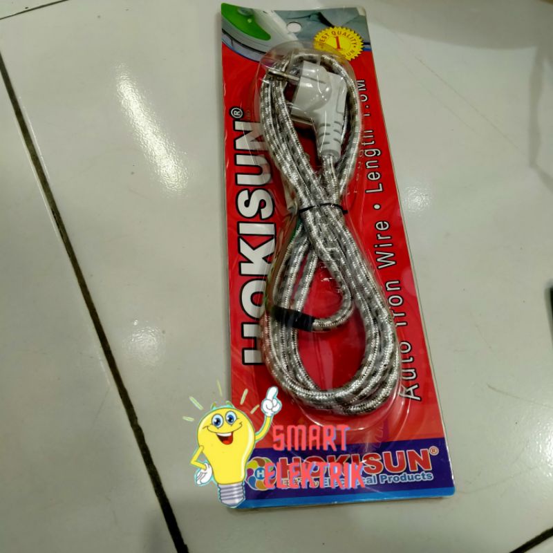 Colokan Kabel Setrika/ Strika 3 Kabel Arde/ Sambungan Kabel Gosokan 3 Kabel